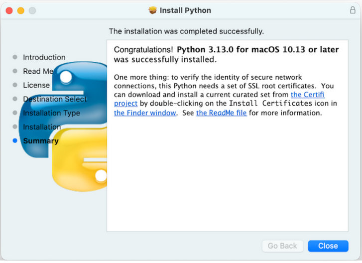 Install Python on macOS